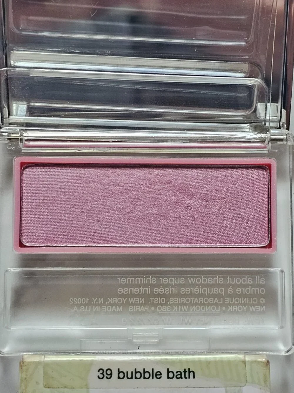 Clinique BUBBLE BATH All About Shadow Super Shimmer (0.07 oz.)